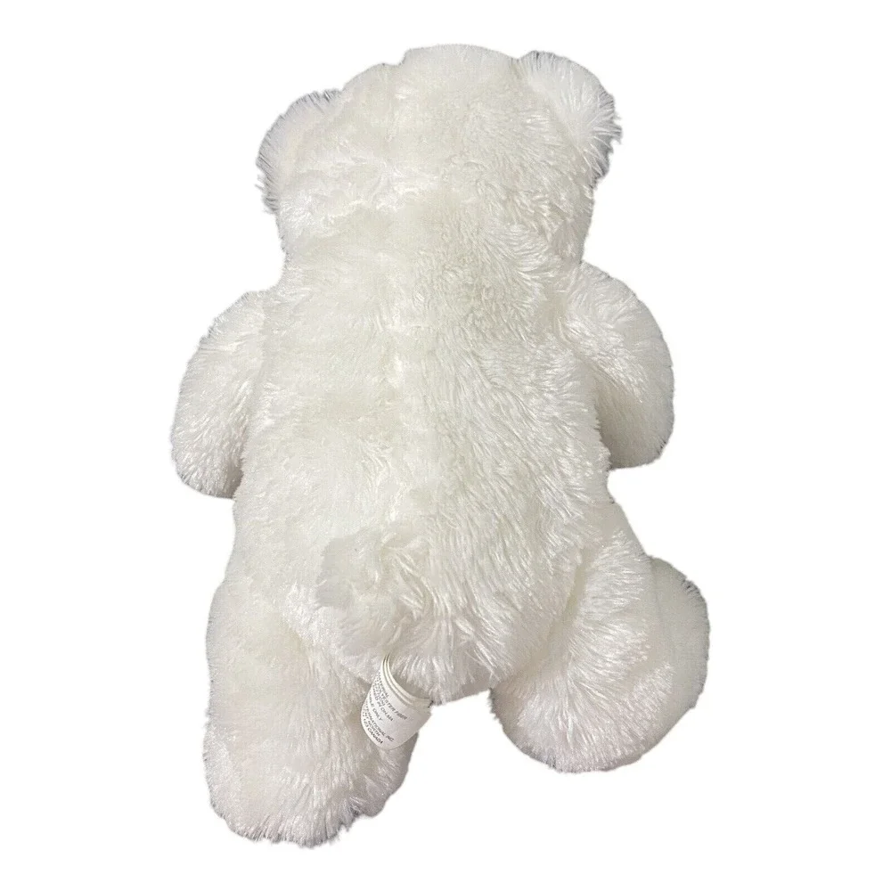 Valentine White Bear Plush 11